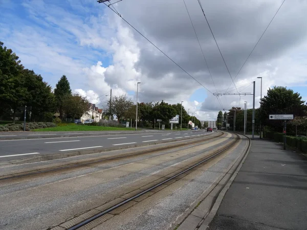 Memorial Caen Und Die Erstaunlichen Gebäude Dieser Nördlichen Stadt Französische — Stockfoto