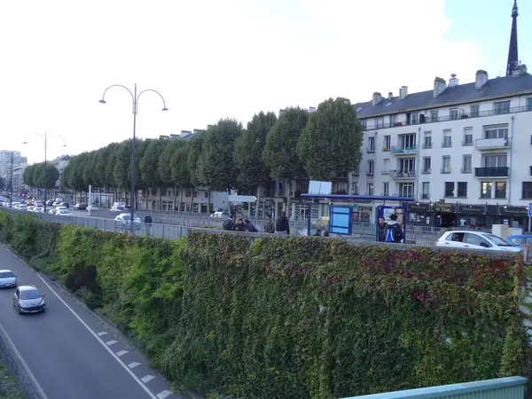 Rouen Uma Cidade Muito Bonita Com Arquitetura Gótica Antiga Está — Fotografia de Stock