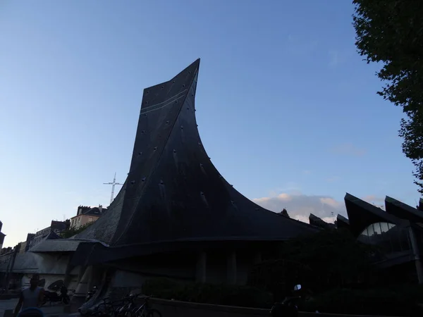 Rouen Ist Eine Sehr Schöne Stadt Mit Alter Gotischer Architektur — Stockfoto