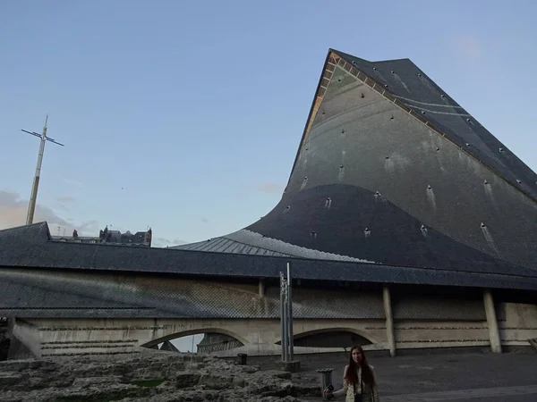 Rouen Ist Eine Sehr Schöne Stadt Mit Alter Gotischer Architektur — Stockfoto