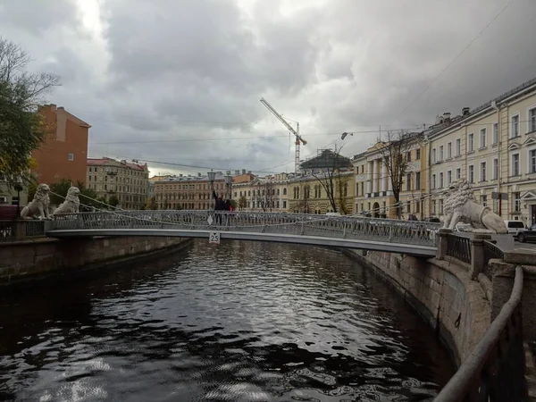 Rusland Sint Petersburg Een Prachtige Stad Met Unieke Architectuur Een — Stockfoto