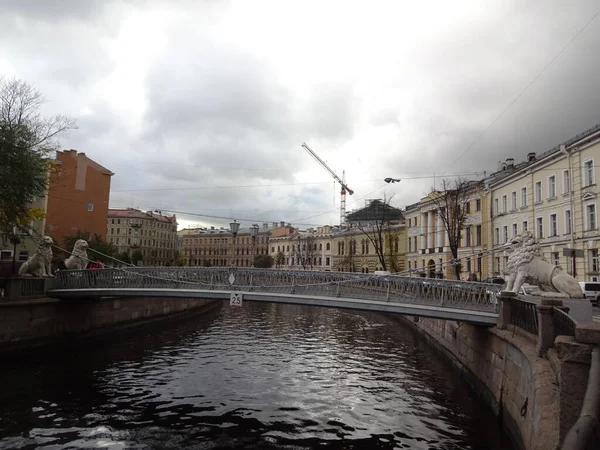 Rusland Sint Petersburg Een Prachtige Stad Met Unieke Architectuur Een — Stockfoto