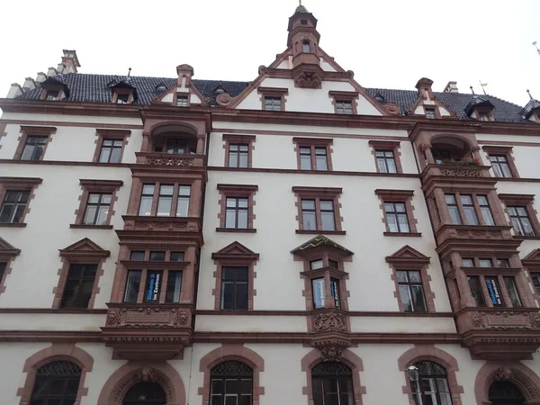 Schöne Altstadt Von Leipzig Deutschland Wunderbare Architektur Und Sehr Interessante — Stockfoto