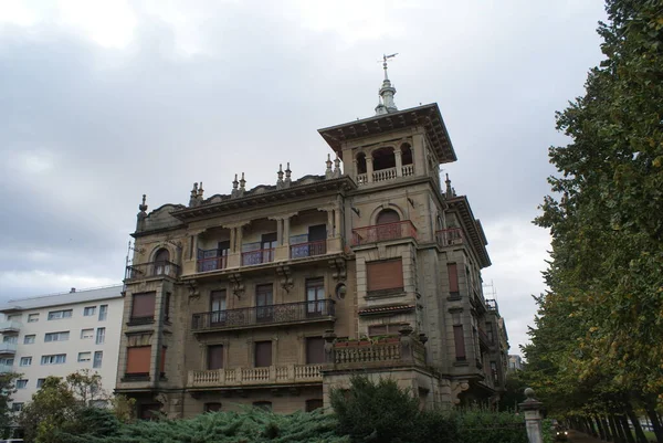 Die Architektur Und Die Natur Von San Sebastian Ist Ein — Stockfoto