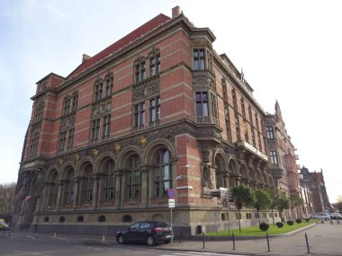 Polonya düşük maliyetli kültürel ve tarihi turizm için büyük bir ülkedir. Gdansk caddeleri, kuzey şehri. Filtre yok