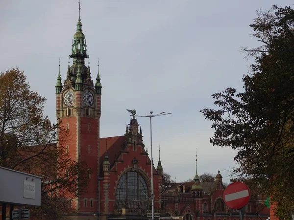 Polonia Grande Paese Turismo Culturale Storico Basso Costo Strade Danzica — Foto Stock