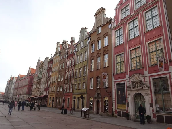 Polska Jest Wspaniałym Krajem Dla Taniej Turystyki Kulturalnej Historycznej Ulice — Zdjęcie stockowe