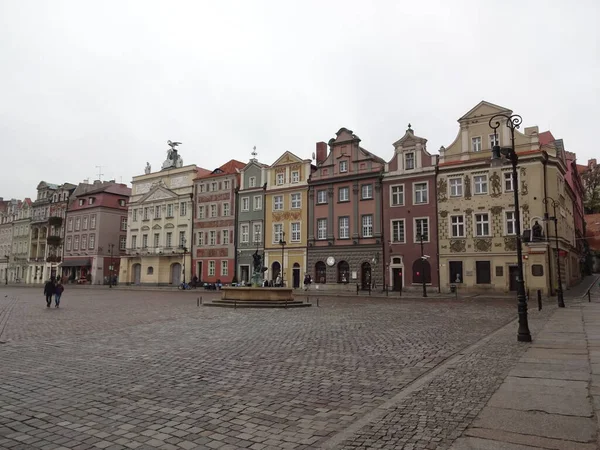 Polsko Skvělou Zemí Pro Nízkonákladový Kulturní Historický Cestovní Ruch Ulice — Stock fotografie