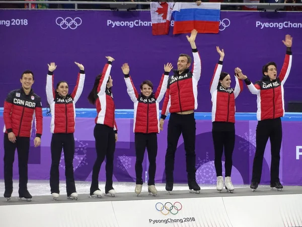 Juegos Olímpicos Pyeongchang 2018 Increíble Fiesta Del Deporte Cultura Fotos —  Fotos de Stock