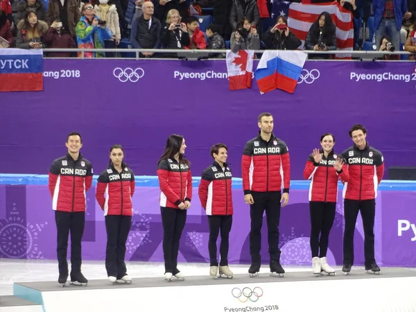 Pyeongchang 2018 Olimpia Csodálatos Sport Kultúra Fesztivál Fotók Nincsenek Szűrve — Stock Fotó