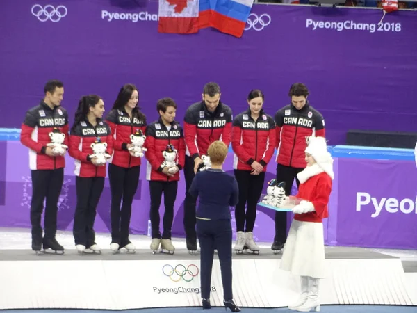 Pyeongchang 2018 Olimpia Csodálatos Sport Kultúra Fesztivál Fotók Nincsenek Szűrve — Stock Fotó