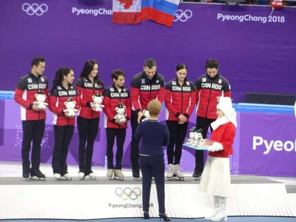 Pyeongchang Olympische Spelen 2018 Geweldige Feest Van Sport Cultuur Foto — Stockfoto