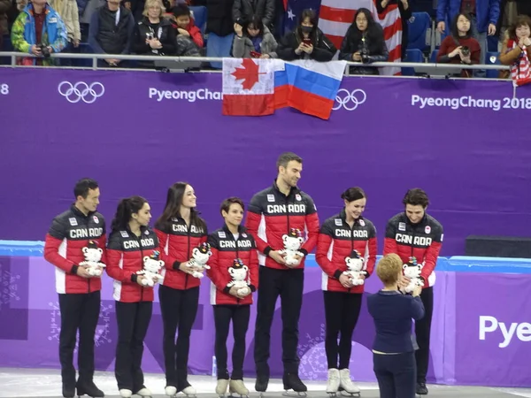 Pyeongchang 2018 Olimpia Csodálatos Sport Kultúra Fesztivál Fotók Nincsenek Szűrve — Stock Fotó