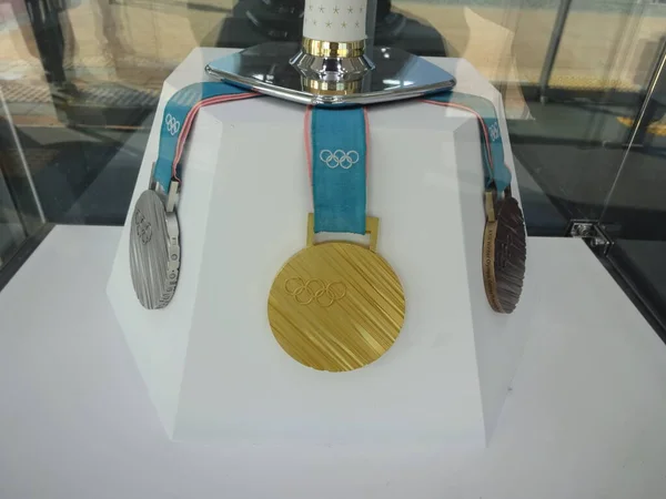 Pyeongchangin Vuoden 2018 Olympialaiset Urheilun Kulttuurin Uskomattomat Juhlat Kuvat Suodatinta — kuvapankkivalokuva