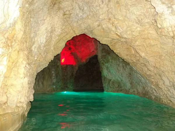 Miskolctapolca Banhos Deslumbrantes Cavernas Hungria Famosa Pelas Suas Piscinas Termais — Fotografia de Stock