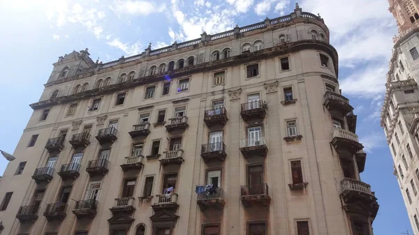 Havana Uma Cidade Incrível Parece Que Estás Passado Edifícios Incomuns — Fotografia de Stock