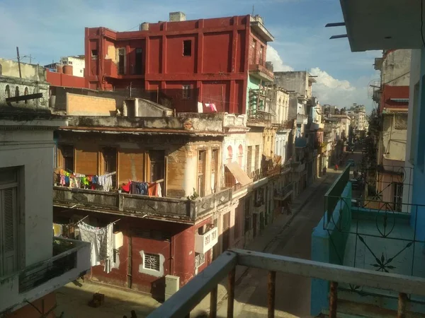 Havana Uma Cidade Incrível Parece Que Estás Passado Edifícios Incomuns — Fotografia de Stock