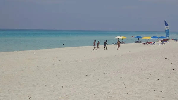 Varadero Nun Inanılmaz Renkleri Gün Batımı Sadece Güzel Günler Küba — Stok fotoğraf