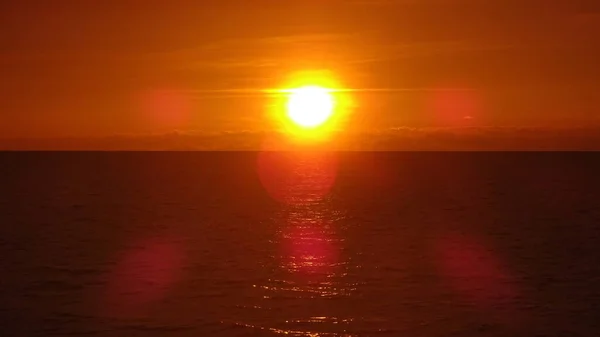 Cores Incríveis Varadero Pôr Sol Bons Dias Beleza Costa Atlântica — Fotografia de Stock