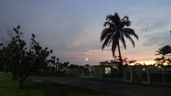 Les Couleurs Incroyables Varadero Coucher Soleil Bons Jours Beauté Côte — Photo