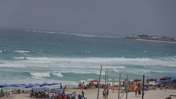 México Península Yucatán Cancún Maravillosas Olas Agua Encantadora Del Mar —  Fotos de Stock