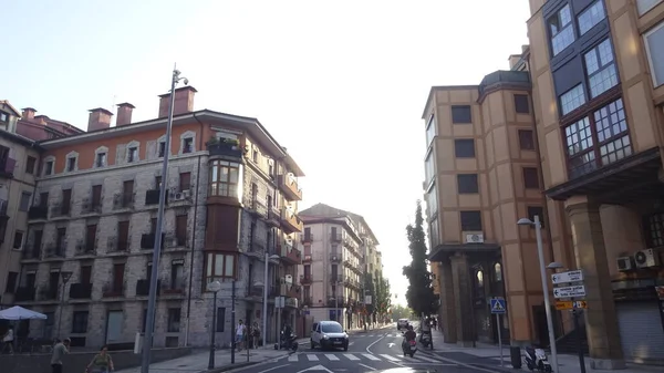Ирун Красивый Старый Город Испании Потрясающая Архитектура Испании — стоковое фото
