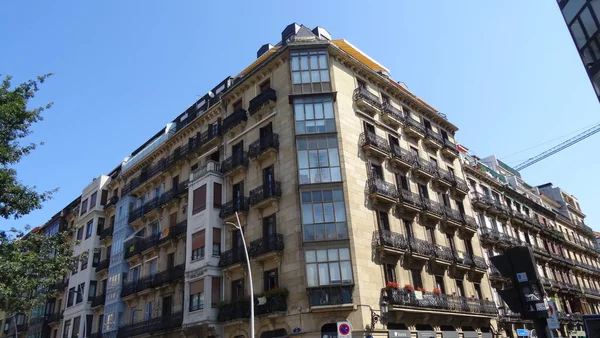 San Sebastián Una Ciudad Del País Vasco Con Una Arquitectura —  Fotos de Stock