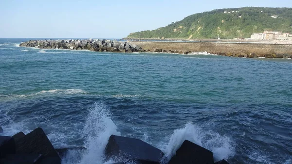 San Sebastian Una Città Nei Paesi Baschi Con Una Bellissima — Foto Stock