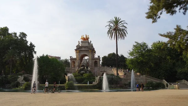 Impressionante Brilhante Fabuloso Barcelona Fontes Casas Gaudi Parques Gótico Espanha — Fotografia de Stock