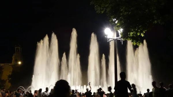 Impressionante Brilhante Fabuloso Barcelona Fontes Casas Gaudi Parques Gótico Espanha — Fotografia de Stock