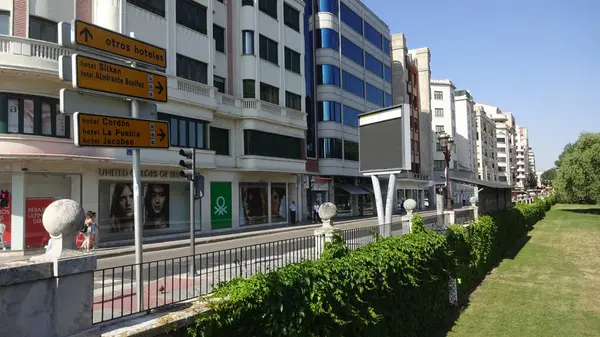 Brugos Una Ciudad Comunidad Castilla León Impresionante Lugar Con Impresionante —  Fotos de Stock