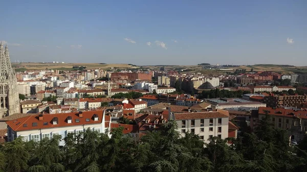 Brugos Uma Cidade Comunidade Castela Leão Lugar Incrível Com Catedral — Fotografia de Stock