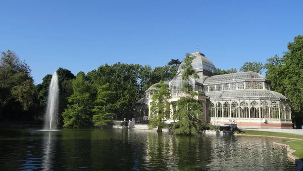 Magnífica Arquitetura Madrid Parque Palácio Ruas Capital Espanhola São Justos — Fotografia de Stock