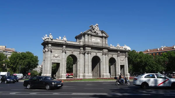 Magnífica Arquitetura Madrid Parque Palácio Ruas Capital Espanhola São Justos — Fotografia de Stock