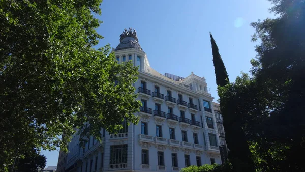 Magnífica Arquitectura Madrid Parque Palacio Las Calles Capital Española Son —  Fotos de Stock