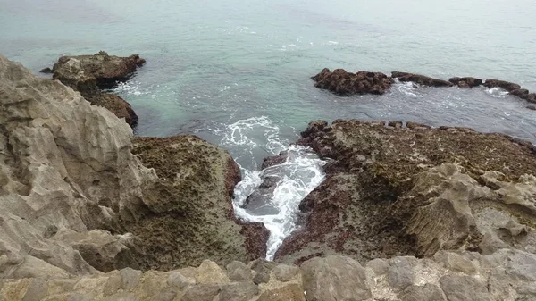 Santander Mimarisi Doğası Şaşırtıcı Kuzey Spanya Dalgalar Deniz Aslanları Uçurumlar — Stok fotoğraf