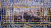 Картина, постер, плакат, фотообои "seville is a stunning city in andalusia, spain", артикул 366146832