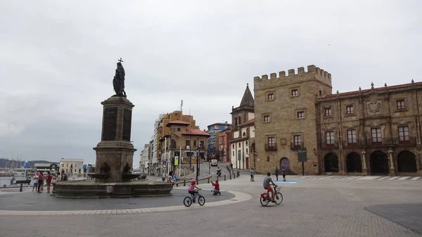 Hijón Una Ciudad Donde Algo Sucede Todo Tiempo Lugar Impresionante —  Fotos de Stock