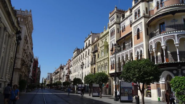 Seville Spanya Nın Endülüs Şehrinde Çarpıcı Bir Şehirdir — Stok fotoğraf