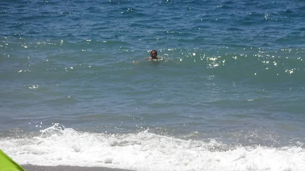 Belle Mer Méditerranée Almeria Une Ville Espagnole Dans Sud Pays — Photo