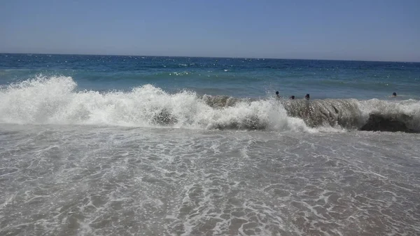 Bellissimo Mar Mediterraneo Almeria Una Città Spagnola Nel Sud Del — Foto Stock