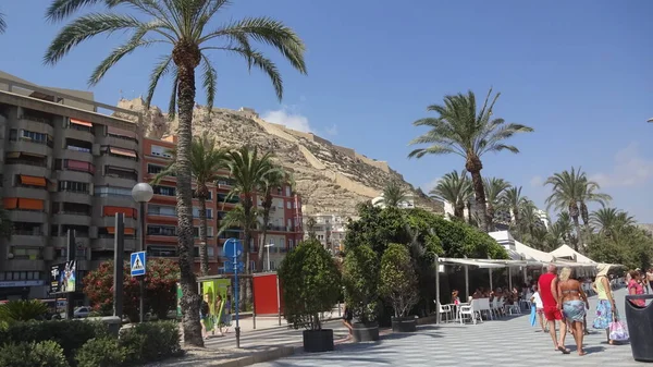 Fortaleza Santa Bárbara Alicante Sus Vistas Impresionante Arquitectura Comunidad Valenciana —  Fotos de Stock