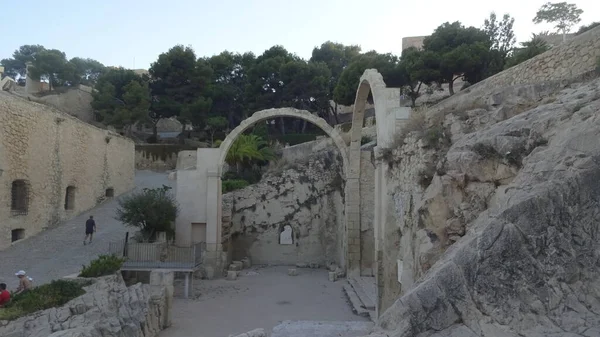 Fortress Santa Barbara Alicante Views Stunning Architecture Valencian Community Stock Photo