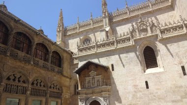 Muhteşem güneşli Granada. İspanya 'nın güneyinde, Endülüs' ün özerk toplumu. Tarihi turizm için precrana bir yer