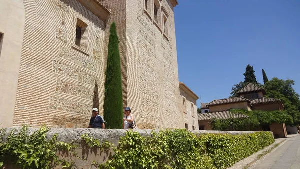 Wspaniała Słoneczna Granada Południe Hiszpanii Wspólnota Autonomiczna Andaluzji Precrana Miejsce — Zdjęcie stockowe