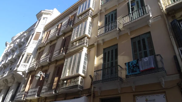 Endülüs Özerk Topluluğu Malaga Şehri Spanyol Gelenekleri Harika Sokaklar Antik — Stok fotoğraf