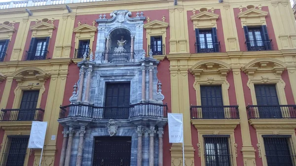 Endülüs Özerk Topluluğu Malaga Şehri Spanyol Gelenekleri Harika Sokaklar Antik — Stok fotoğraf