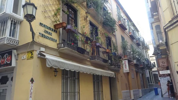 Autonomní Společenství Andalusie Město Malaga Španělské Tradice Nádherné Ulice Procházka — Stock fotografie