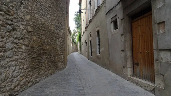 Girona Ist Eine Schwarmstadt Katalonien Mit Wunderbaren Steinmauern — Stockfoto