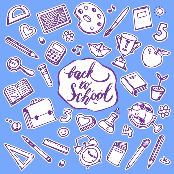 yazıt işaretleri ile okula geri